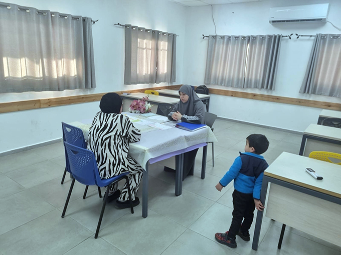 أجتماع أهالي طلاب المدرسة الثانوية التكنولوجية جلجولية